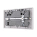 BG 922UWR White Square Edge 13A Double Socket + Wifi Extender +1x USB(2.1A) - westbasedirect.com