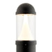 Saxby 92310 Dax cCT Bollard IP65 20W Textured black paint & clear pc 20W LED module (SMD 2835) CCT - westbasedirect.com