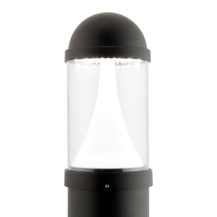 Saxby 92310 Dax cCT Bollard IP65 20W Textured black paint & clear pc 20W LED module (SMD 2835) CCT - westbasedirect.com