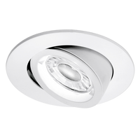 Aurora EN-DLM355W ELDM GU10 IP20 Wallwasher Lock Ring Downlight White