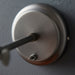 Endon 92866 Hal 1lt Wall Aged pewter & aged copper plate 10W LED E27 (Required) - westbasedirect.com