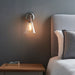 Endon 92874 Hal 1lt Wall Aged pewter, aged copper plate & clear glass 10W LED E27 (Required) - westbasedirect.com