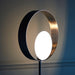 Endon 92879 Cal 1lt Floor Brushed nickel plate & matt black 10W LED E27 (Required) - westbasedirect.com