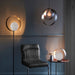 Endon 92880 Cal 1lt Pendant Brushed nickel plate & matt black 10W LED E27 (Required) - westbasedirect.com