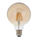 Endon 93030 E27 LED filament globe 1lt Accessory Amber glass 6W LED E27 Warm White - westbasedirect.com