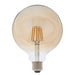 Endon 93031 E27 LED filament globe 1lt Accessory Amber glass 6W LED E27 Warm White - westbasedirect.com