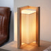 Endon 93047 Atticus 1lt Table Ash wood & ivory fabric 10W LED E27 (Required) - westbasedirect.com