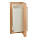 Endon 93047 Atticus 1lt Table Ash wood & ivory fabric 10W LED E27 (Required) - westbasedirect.com