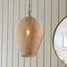 Endon 93129 Paresh 1lt Pendant Polished nickel plate 10W LED E27 (Required) - westbasedirect.com