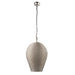 Endon 93129 Paresh 1lt Pendant Polished nickel plate 10W LED E27 (Required) - westbasedirect.com