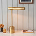 Endon 93140 Hiero 1lt Table Antique solid brass 25W E14 candle (Required) - westbasedirect.com