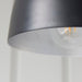 Endon 93431 Lehal 1lt Wall Polished nickel plate & matt black 10W LED E27 (Required) - westbasedirect.com