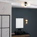 Endon 93523 Pulsa 2lt Wall Matt black & matt white glass 2 x 3W LED G9 (Required) - westbasedirect.com