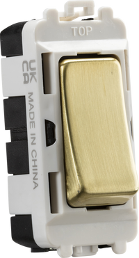 Knightsbridge GDM005BB 20AX Intermediate Module - Brushed Brass