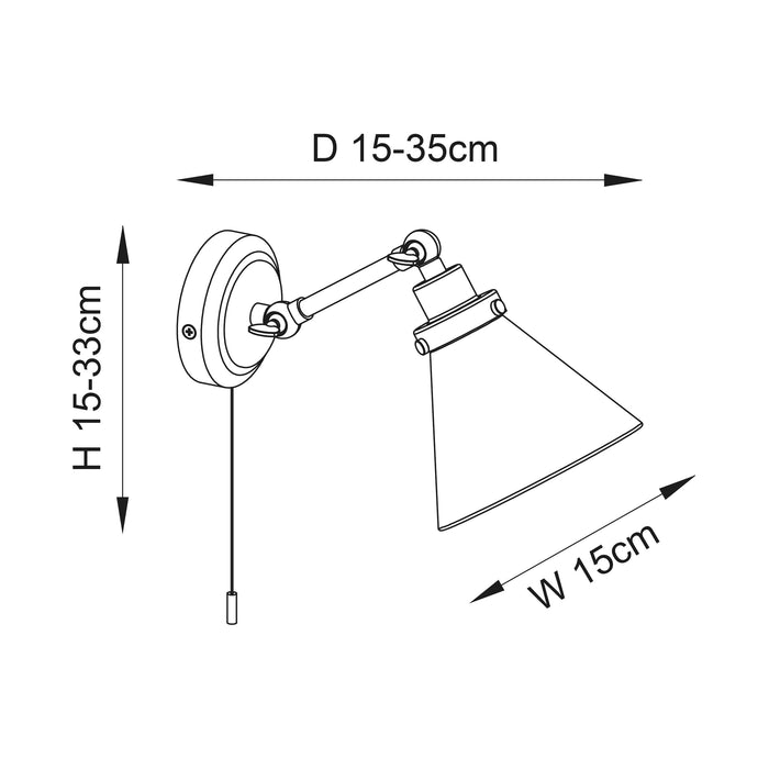 Endon 93853 Faraday 1lt Wall Chrome plate & clear glass 3W LED G9 (Required) - westbasedirect.com