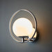 Endon 93901 Orb 1lt Wall Chrome plate & opal glass 3W LED G9 (Required) - westbasedirect.com