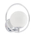 Endon 93901 Orb 1lt Wall Chrome plate & opal glass 3W LED G9 (Required) - westbasedirect.com