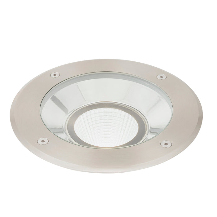 Saxby 94060 Hoxton IP67 16.5W Brushed stainless steel & clear glass 16.5W LED module (COB) Cool White - westbasedirect.com