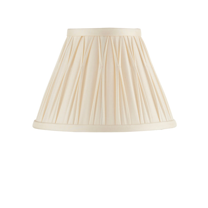 Endon 94362 Chatsworth 1lt Shade Ivory silk 40W B22 golf (Required) - westbasedirect.com