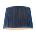 Endon 94384 Wentworth 1lt Shade Midnight blue silk 60W E27 or B22 GLS (Required) - westbasedirect.com