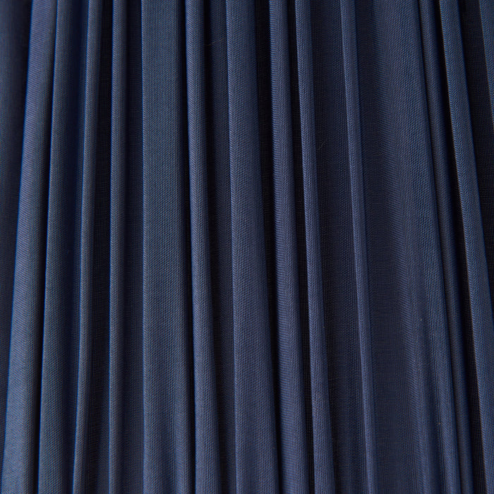 Endon 94384 Wentworth 1lt Shade Midnight blue silk 60W E27 or B22 GLS (Required) - westbasedirect.com