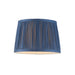 Endon 94387 Wentworth 1lt Shade Midnight blue silk 40W E27 or B22 golf (Required) - westbasedirect.com