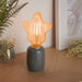 Endon 94503 Star 1lt Accessory Amber glass 4W LED E27 Warm White - westbasedirect.com