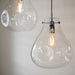 Endon 94521 Utopia 1lt Pendant Clear glass & chrome plate 40W E27 GLS (Required) - westbasedirect.com