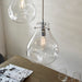 Endon 94521 Utopia 1lt Pendant Clear glass & chrome plate 40W E27 GLS (Required) - westbasedirect.com