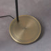 Endon 95465 Mayfield 1lt Floor Matt antique brass plate & matt black 10W LED E27 (Required) - westbasedirect.com