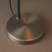 Endon 95470 Mayfield 1lt Table Brushed silver plate finish & matt black 10W LED E27 (Required) - westbasedirect.com