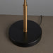 Endon 95478 Largo 1lt Table Satin black & aged brass paint 7W LED E14 (Required) - westbasedirect.com