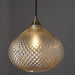 Endon 95480 Livia 1lt Pendant Champagne glass & antique brass plate 10W LED E27 (Required) - westbasedirect.com