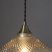 Endon 95480 Livia 1lt Pendant Champagne glass & antique brass plate 10W LED E27 (Required) - westbasedirect.com