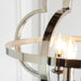 Endon 95853 Barton 4lt Pendant Bright nickel plate & clear faceted acrylic 4 x 6W LED E14 (Required) - westbasedirect.com