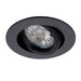 Saxby 95919 Cast tilt 50W Matt black paint 50W GU10 reflector (Required) - westbasedirect.com