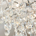 Endon 95989 Alisona 4lt Flush Chrome plate & clear crystal glass 4 x 3W LED G9 (Required) - westbasedirect.com