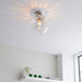 Endon 95994 Elston 1lt Flush Chrome plate & clear dimpled glass 10W LED E27 (Required) - westbasedirect.com