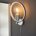 Endon 96002 Merola 1lt Wall Chrome plate & clear faceted acrylic 10W LED E27 (Required) - westbasedirect.com