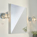 Endon 96135 Ria 1lt Wall Chrome plate & clear crystal glass 3W LED G9 (Required) - westbasedirect.com