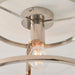 Endon 96150 Hopton 1lt Flush Bright nickel plate & clear glass 10W LED E27 (Required) - westbasedirect.com