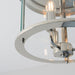 Endon 96153 Hampworth 3lt Flush Bright nickel plate & clear glass 3 x 6W LED E14 (Required) - westbasedirect.com