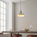 Endon 96175 Crofton 1lt Pendant Bright nickel plate 10W LED E27 (Required) - westbasedirect.com