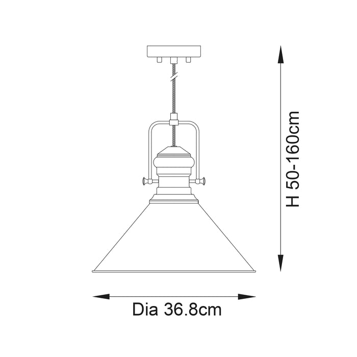 Endon 96178 Brampton 1lt Pendant Bright nickel plate & gloss white 10W LED E27 (Required) - westbasedirect.com