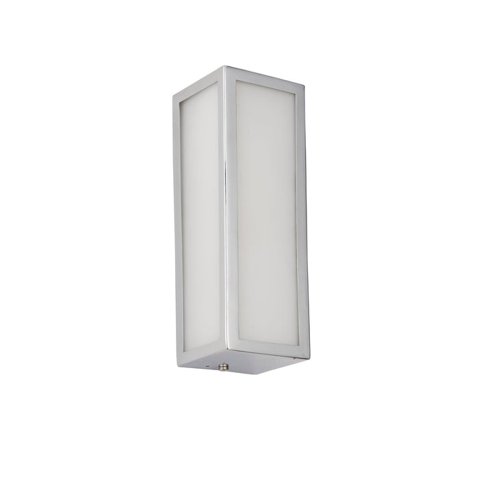 Endon 96219 Newham 1lt Wall Chrome plate & frosted glass 3W LED G9 (Required) - westbasedirect.com