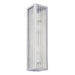 Endon 96220 Newham 2lt Wall Chrome plate & clear ribbed glass 2 x 3W LED G9 (Required) - westbasedirect.com