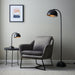 Endon 96598 Brodey 1lt Table Matt black paint 7W LED E14 (Required) - westbasedirect.com