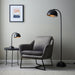 Endon 96599 Brodey 1lt Floor Matt black paint 10W LED E27 (Required) - westbasedirect.com