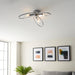 Endon 96833 Amari 3lt Semi flush Chrome plate & clear glass 3 x 6W LED E14 (Required) - westbasedirect.com