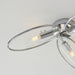 Endon 96833 Amari 3lt Semi flush Chrome plate & clear glass 3 x 6W LED E14 (Required) - westbasedirect.com